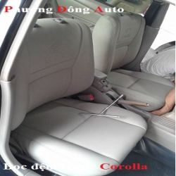 Phương đông Auto Bọc ghế da thật công nghiệp Corolla | Bọc ghế da Corolla